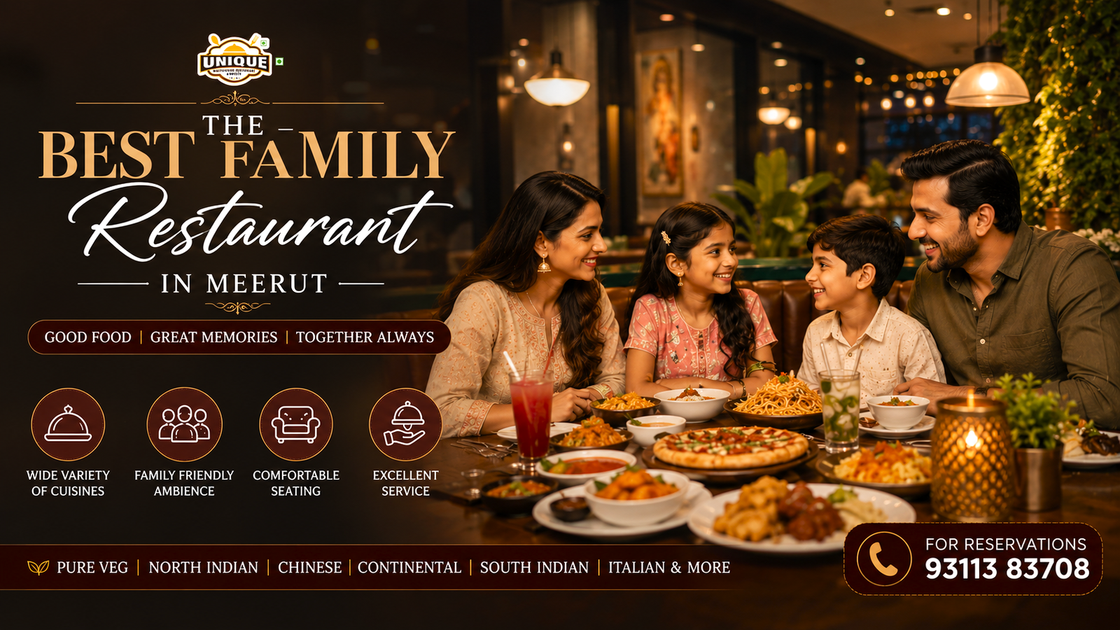 Best Family Restaurant in Meerut