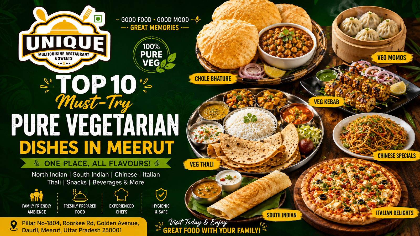 Best Veg Food in Meerut